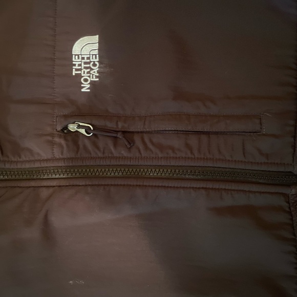 Woman fleece jacket dark brown - Picture 5 of 8